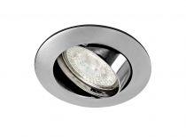 LUNAR LED - Encastré GU10, nickel, a/lpe LED 6W 3000K 500lm incl (51119)