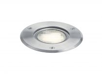 LUXMUR 2 - Encastré Mur Ext. GX53 IP66 IK07, rond, inox, lampe non incl. (1741)