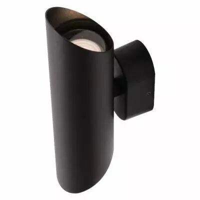 malbec appl 2 x gu10 cylindrique noir ip44  (700384)