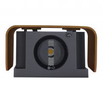 MANA OUT, applique extérieure, rouille/anthracite, LED, 12W, 3000K, IP65, variable Triac (1002902)