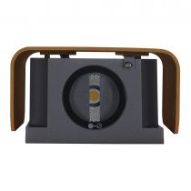 MANA OUT, applique extérieure, rouille/anthracite, LED, 12W, 3000K, IP65, variable Triac (1002902)