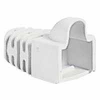 Manchon blanc pour fiches RJ45 pour câble rond (051707)