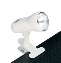 MANTA 63 - Spot à pince E27 60W max, orientable, blanc, lampe non incl. (0673)