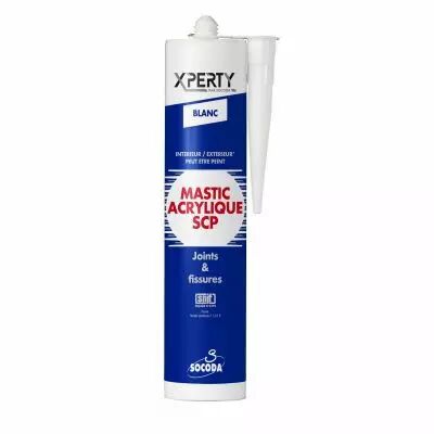 Mastic acrylique Blanc 310ml (109796)