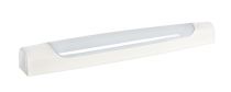 MAUD ASY -Réglette IP20/21 IK07 H.Vol. a/PC+inter LED intég. 6W 2700K 600lm, blc (53043)