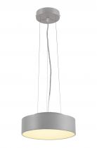 MEDO 30, plafonnier intérieur, rond, gris argent, LED, 16W, 3000K, variable Triac (135024)