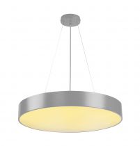 MEDO 60, plafonnier intérieur, rond, gris argent, LED, 40W, 3000K, variable 1-10V (135124)