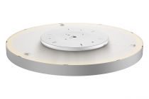 MEDO 90 CORONA, plafonnier intérieur, rond, gris argent, LED, 78W, 3000K/4000K, variable Dali (1001892)