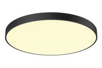 MEDO 90 CORONA, plafonnier intérieur, rond, noir, LED, 78W, 3000K/4000K, variable Triac (1001878)