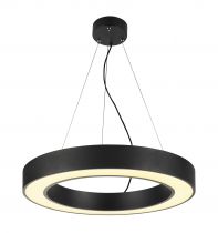 MEDO RING 60, suspension intérieure, rond, noir, LED, 35W, 3000K, variable 1-10V (133840)