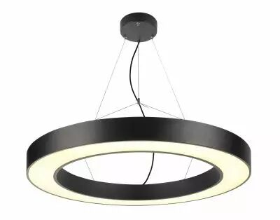 MEDO RING 90, suspension int�rieure, rond, noir, LED, 58W, 3000K, variable 1-10V (133850)