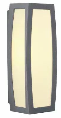 MERIDIAN BOX, applique ext�rieure, diffuseur opalescent, anthracite, E27, 25W max, IP54 (230045)