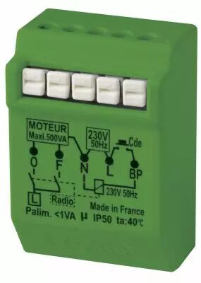 Micromodule Radio pour volets roulants Encastr� Power 500W