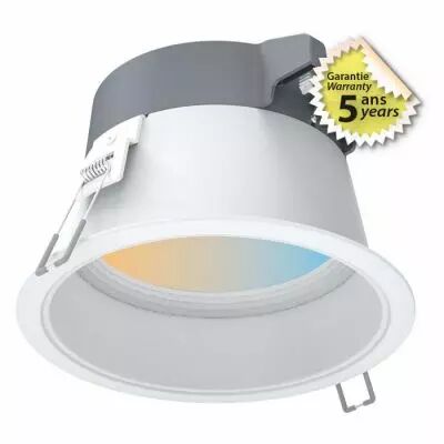 mira downlight basse luminance 20w cct 3000k/4000k/6000k ip44 5ans (100315)