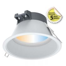 mira downlight basse luminance 30w cct 3000k/4000k/6000k ip44 5ans (100316)
