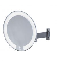 Miroir COSMOS lumineux chromé bras tubulaire (8661304)