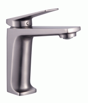 Mitigeur Lavabo AMANZI Graphite cartouche Ø35 avec vidage métal Thewa (AMZ15GM)