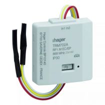 module 2 entrées à encastrer alimentation pile knx radio (trm702a)