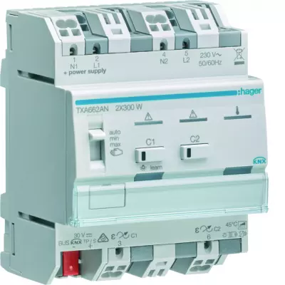 Module 2 sorties variation �clairage 300W par voie / New Easy / Parall�lisation (TXA662AN)