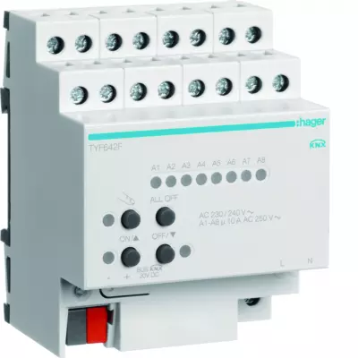 Module 2 sorties ventilo-convecteur 10A NO (TYF642F)
