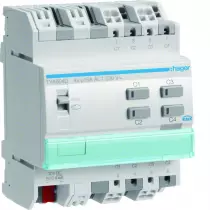 Module 4 sorties 16A / 230V~ adapté pour charges capacitives (TYA604D)