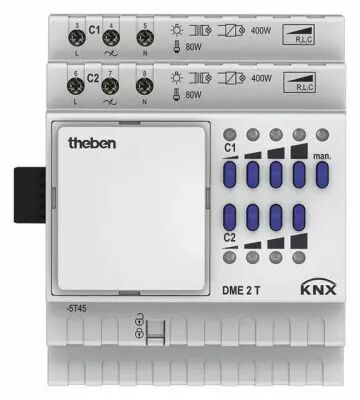 MODULE BASE VARIATEUR 2C 2X400VA OU 1X800VA DME2 T KNX SERIE MIX (4930275)
