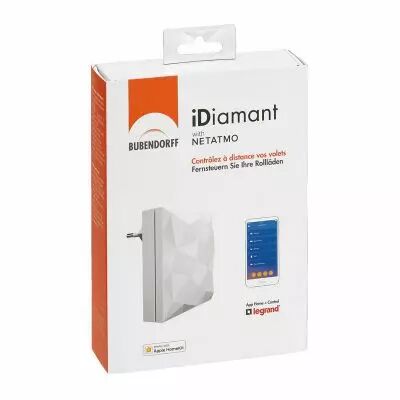 Module de connexion Bubendorff iDiamant with Netatmo � enficher sur 1 prise de courant - blanc (BU050610)