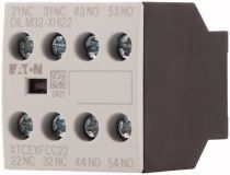 Module de contacts auxiliaires, 4 pôles, Ith=16A, 2N/O, 2NC, Fixation frontale, Bornes à vis, DILM7 - DILM38 (277377)