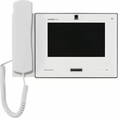 Moniteur blanc vid�o ip / sip �cran tactile 7\'\' avec combin� (IXMV7HW)