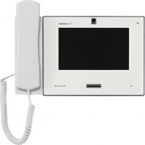 Moniteur blanc vidéo ip / sip écran tactile 7\'\' avec combiné (IXMV7HW)
