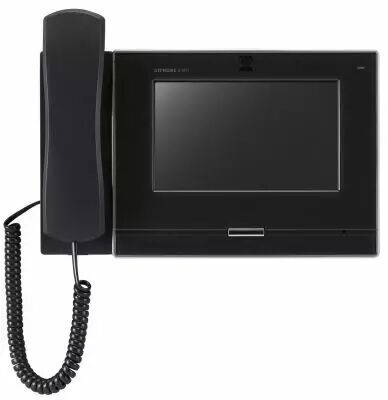 Moniteur noir vid�o ip / sip �cran tactile 7\'\' avec combin� (IXMV7HB)