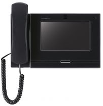Moniteur noir vidéo ip / sip écran tactile 7\'\' avec combiné (IXMV7HB)