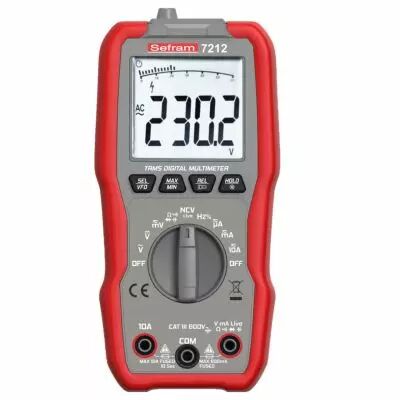 Multim�tre compact TRMS AC (SEFRAM7212)