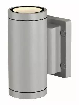 MYRA UP/DOWN, applique ext�rieure, gris argent, GU10/QPAR51, 2x 35W max, IP55 (233114)