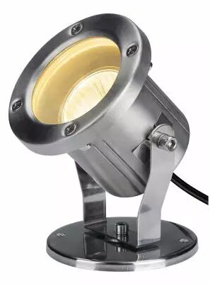 NAUTILUS 10 SPOT, projecteur ext�rieur, inox, GU10/QPAR51, 25W max, IP55, inox 316 (229741)