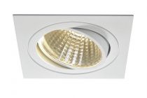 NEW TRIA 150, encastré de plafond intérieur, simple, carré, blanc, LED, 29W, 3000K, clips ressorts, variable 1-10V (114291)