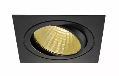 NEW TRIA 150, encastr� de plafond int�rieur, simple, carr�, noir, LED, 29W, 2700K, clips ressorts, variable 1-10V (114280)