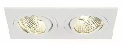 NEW TRIA 155, encastr� de plafond int�rieur, double, blanc, LED, 14W, 3000K, clips ressorts (113921)