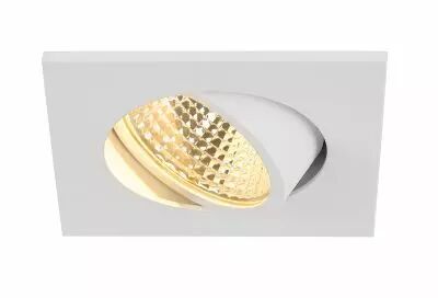 NEW TRIA 68, encastr� de plafond int�rieur, simple, carr�, blanc mat, LED, 5,3W, 2700K, clips ressorts (1003063)