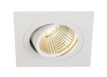 NEW TRIA 77, encastré de plafond intérieur, simple, carré, blanc, LED, 8W, 2700K, clips ressorts (113881)