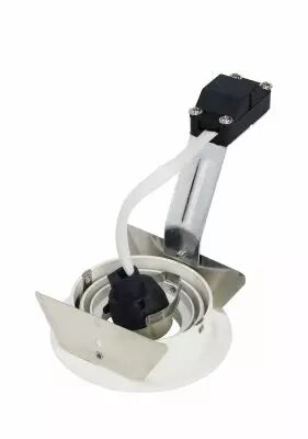 NEW TRIA 78, encastr� de plafond int�rieur, simple, rond, blanc , GU10/QPAR51, 50W max, lames ressorts (111711)