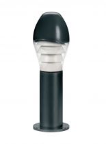 NEWAY - Borne Ext. IP65 IK07, graphite, E27 57W max., lampe non incl., haut.45cm (4020)