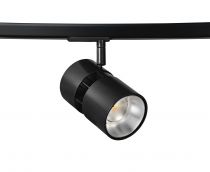 NINETY - Proj. Rail 3 all.023, noir, angle 30°, LED intég. 30W 4000K 3000lm (50591)