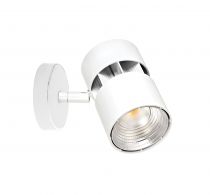 NINETY 01 - Proj. s/patère, blanc, angle 30°, LED intég. 30W 3000K 3000lm (50570)