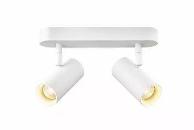 NOBLO, applique et plafonnier int�rieur, double, blanc, LED, 16W, 2700K, variable Triac (1002974)
