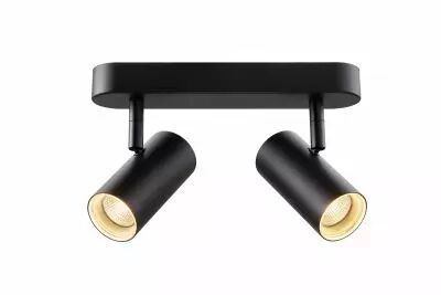 NOBLO, applique et plafonnier int�rieur, double, noir, LED, 16W, 2700K, variable Triac (1002973)
