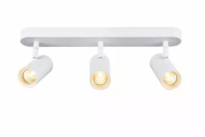 NOBLO, applique et plafonnier int�rieur, triple, blanc, LED, 24W, 2700K, variable Triac (1002977)