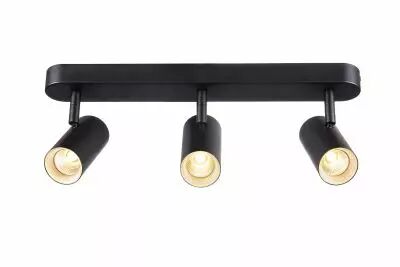 NOBLO, applique et plafonnier int�rieur, triple, noir, LED, 24W, 2700K, variable Triac (1002976)