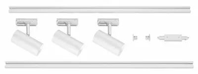 NOBLO SPOT, kit rail 1 allumage, int�rieur, blanc, LED, 22,5W, 2700K, 2 rails de 1m, 3 spots, 1 connecteur et 2 embouts inclus (