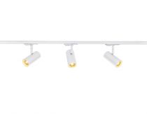 NOBLO SPOT, kit rail 1 allumage, intérieur, blanc, LED, 22,5W, 2700K, 2 rails de 1m, 3 spots, 1 connecteur et 2 embouts inclus (